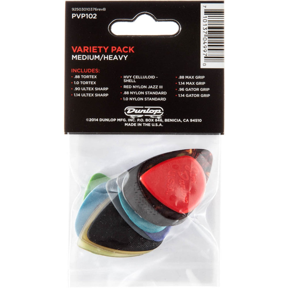 Bolsa 12 Puas Dunlop PVP-102 Variety Medium/Heavy - vista 2