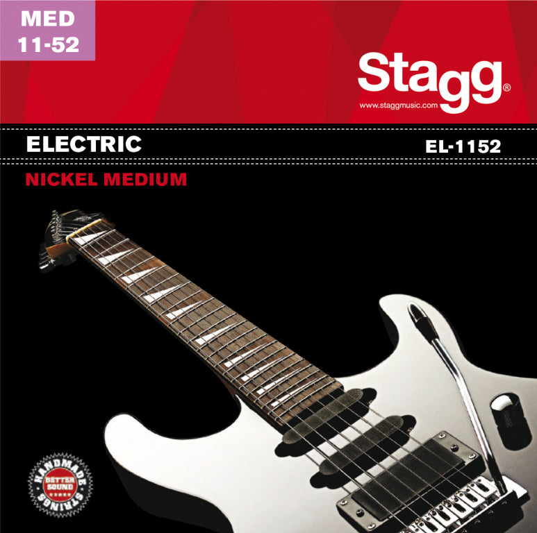 Juego Cuerdas Guitarra Electrica Stagg Acero Niquelado 11-52 EL-1152_01