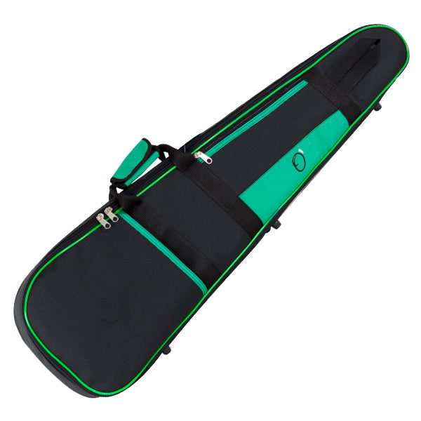 Funda Gaita Montada 25mm Ortola Ref. 291 Mochila Negro Vivo Verde