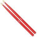 Baqueta Tambor Reglamento Par Gonalca Rojo Pintado Oscuro Ref. 02000