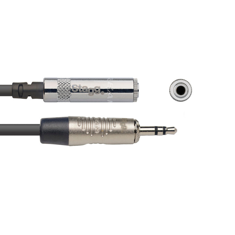 Cable Microfono Stagg Mini Jack 3m N-Series NAC3MPSMJSR