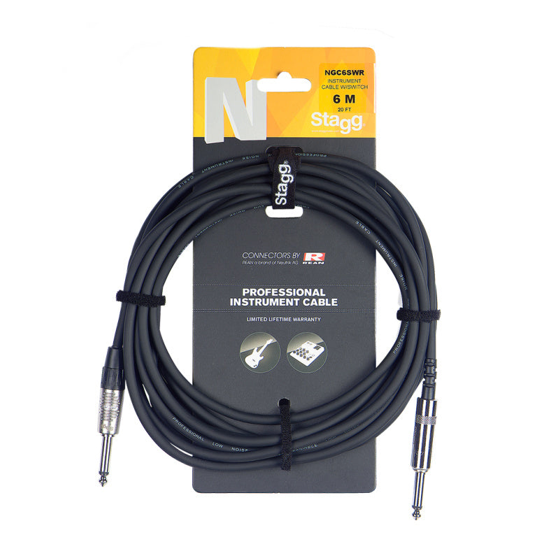 Cable Audio Stagg Jack 3m N-Series NGC3SWR