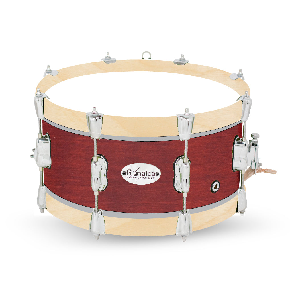 Redoblante Magest Quadura Gonalca 35x16 Rojo Pintado Oscuro Ref. 04706