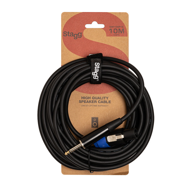 Cable Altavoz Stagg Jack 10m S-Series SSP10SP15