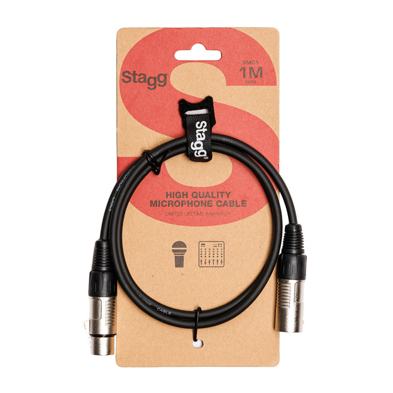 Cable Audio Stagg XLR 1m S-Series SMC1