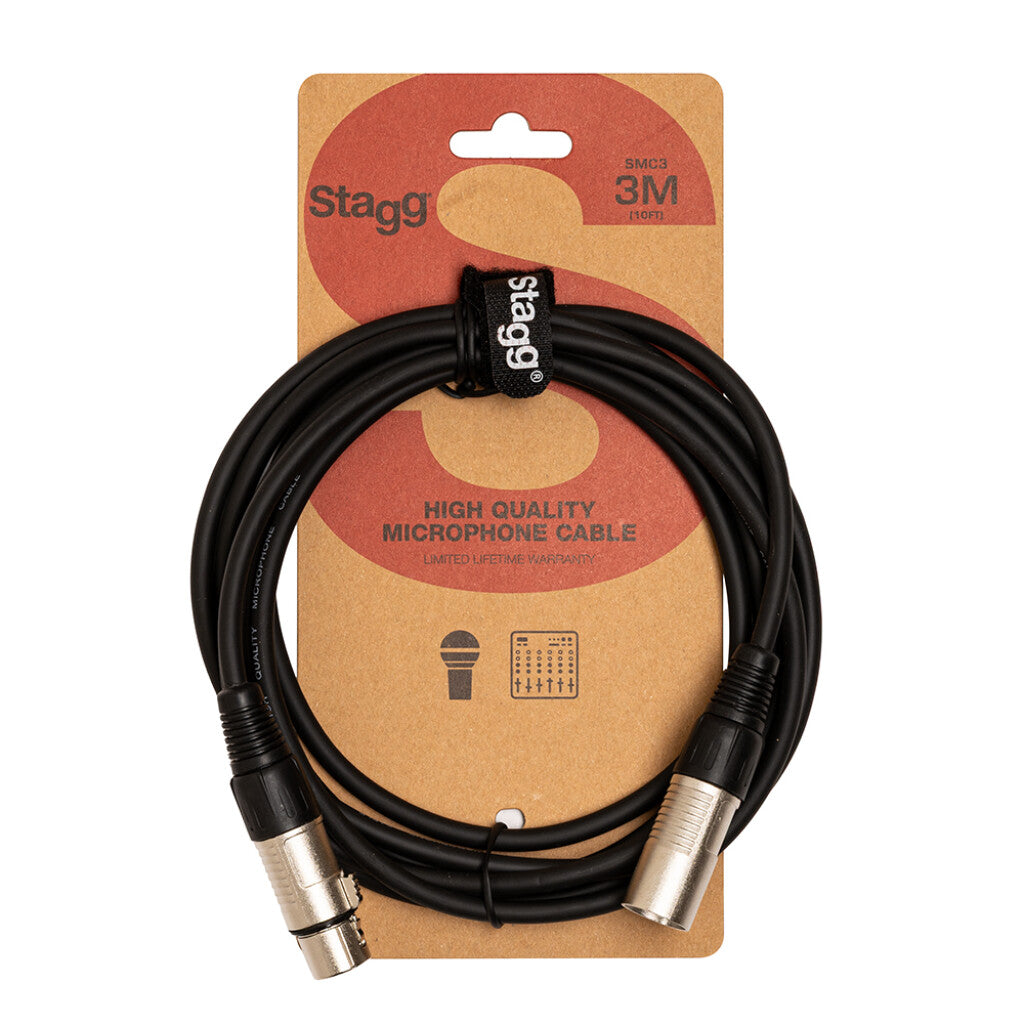 Cable Microfono Stagg XLR-XLR 3m - vista 8