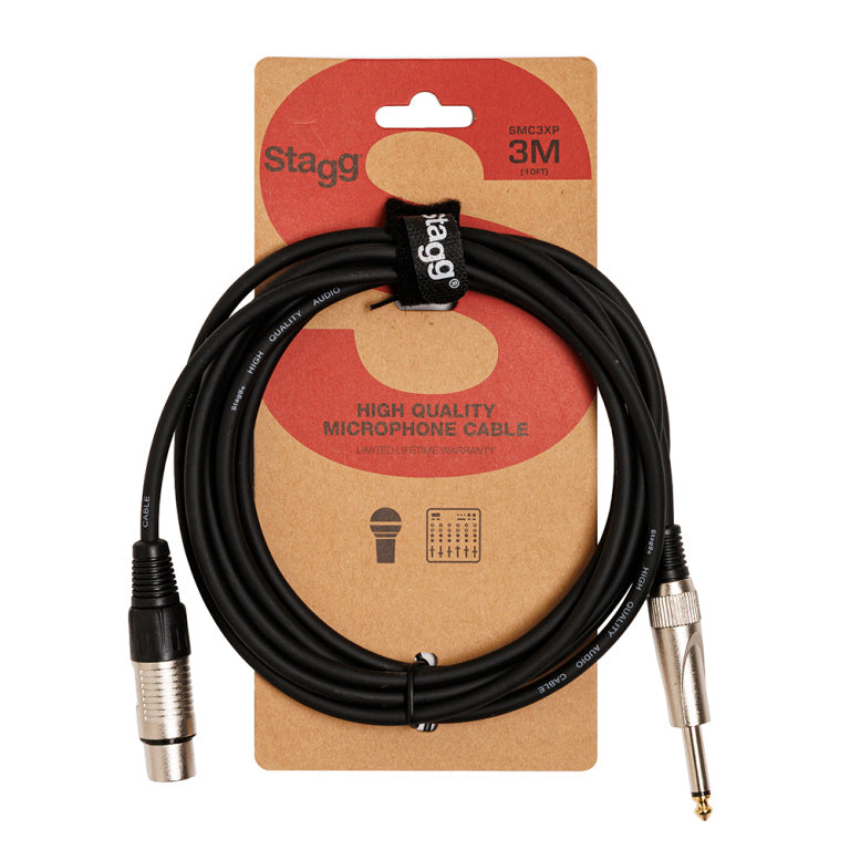 Cable Audio Stagg XLR - Jack 3m S-Series SMC3XP