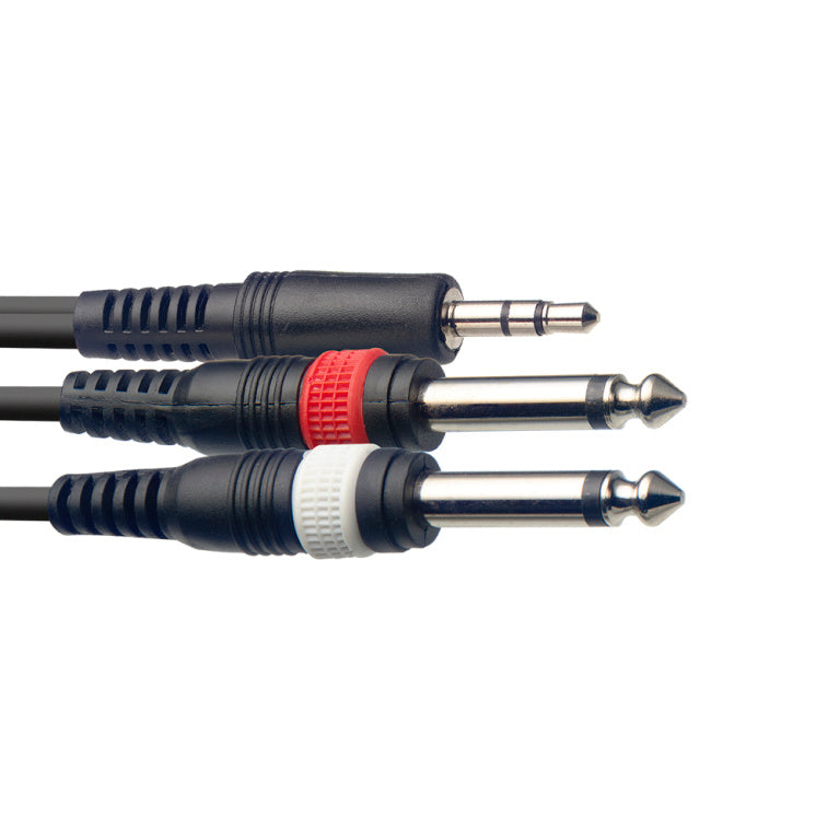 Cable Microfono Stagg Mini Jack 2m S-Series SYC2/MPSB2P E