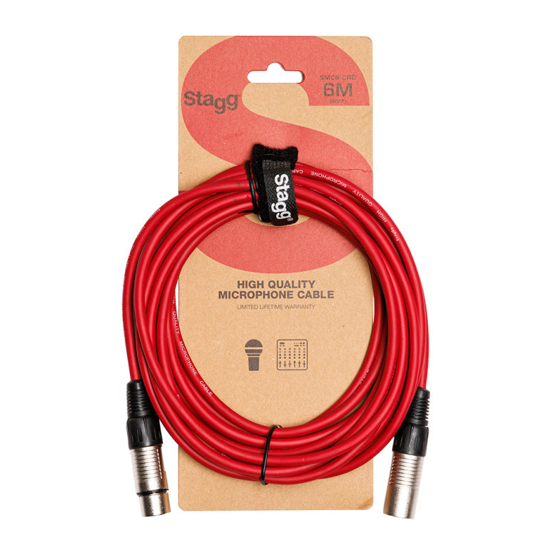 Cable Audio Stagg XLR 6m S-Series SMC6 CRD