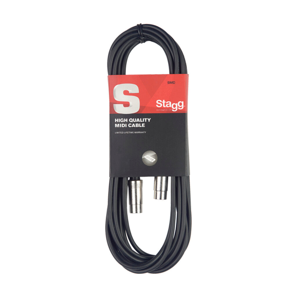 Cable MIDI Stagg detalle conector DIN
