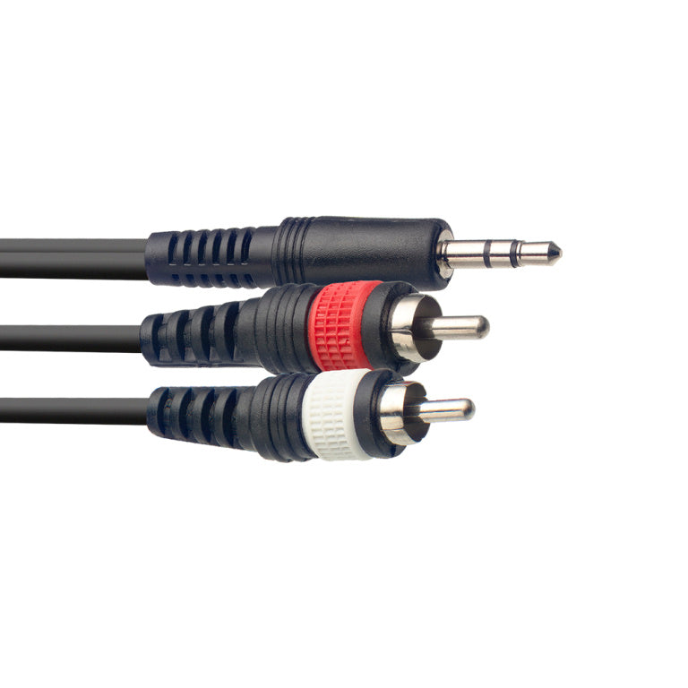Cable Microfono Stagg Mini Jack - RCA 6m S-Series SYC6/MPSB2CM E