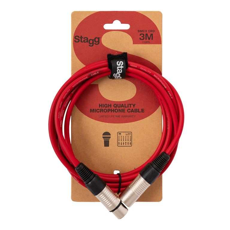 Cable Audio Stagg XLR 3m S-Series SMC3 CRD