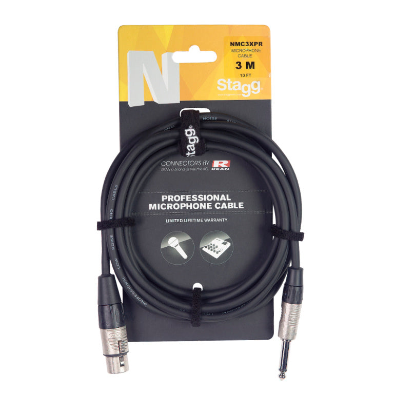 Cable Audio Stagg XLR - Jack 10m N-Series NMC10XPR