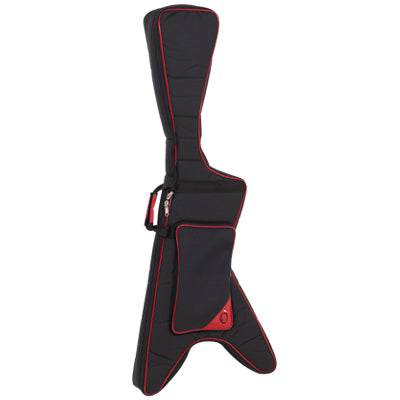 Funda Electrica Dean Razorback Cemetery Gates 20mm Ortola Negro Vivo Rojo