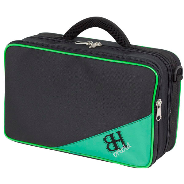 Estuche Clarinete Sib Ortola Ref. HB181 Mochila Negro Vivo Verde