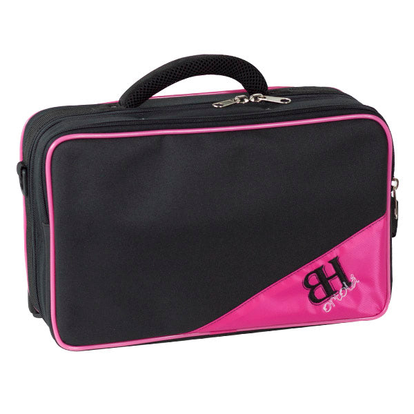 Estuche Clarinete Sib Ortola Ref. HB181 Mochila Negro Vivo Fucsia
