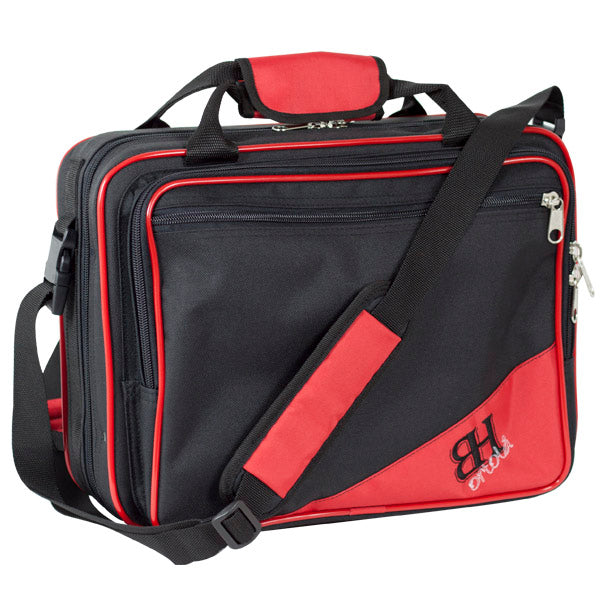 Estuche Clarinete Sib Ortola Ref. HB186 Partitura Negro Vivo Rojo