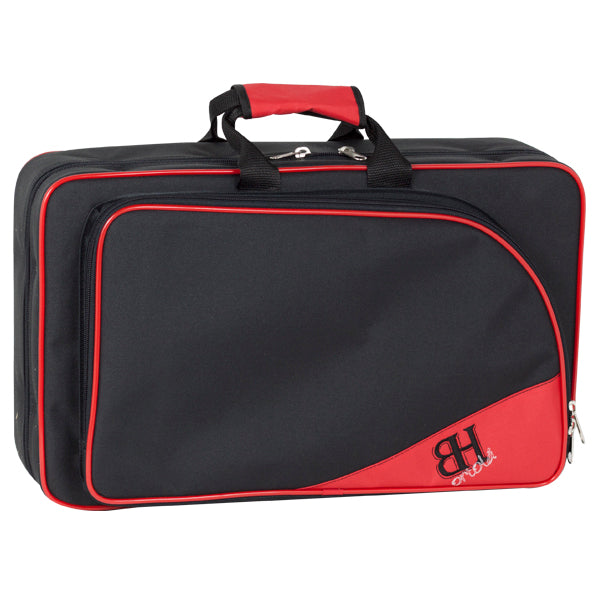 Estuche Dos Clarinetes Sib+Sib Ortola Ref. HB185 Mochila Negro Vivo Rojo