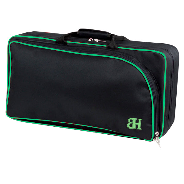 Estuche Dos Clarinetes Sib+Sib Ortola Ref. HB185 Mochila Negro Vivo Verde