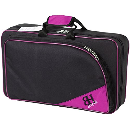 Estuche Dos Clarinetes Sib+Sib Ortola Ref. HB185 Mochila Negro Vivo Fucsia