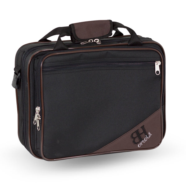 Estuche Oboe HB196 Mochila Ortola Negro Vivo Marron