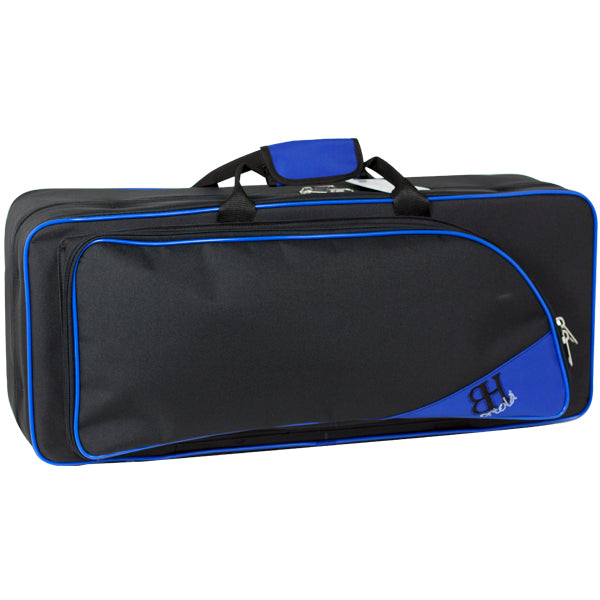 Estuche Saxo Alto HB112 Mochila Ortola Negro Vivo Azul
