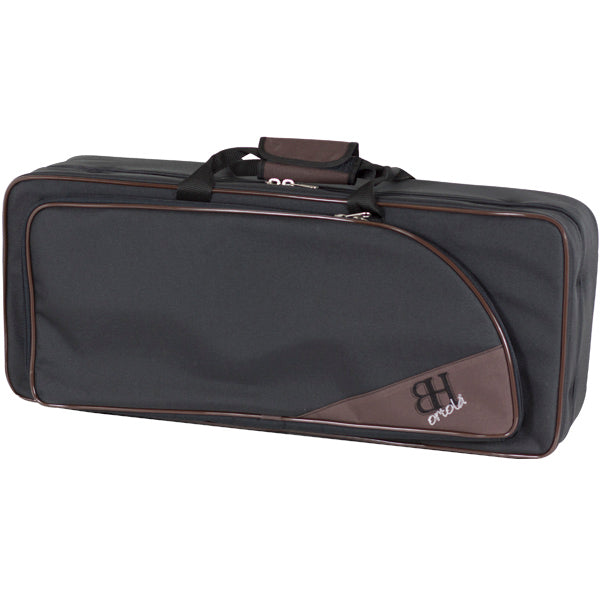 Estuche Saxo Alto HB112 Mochila Ortola Negro Vivo Marron