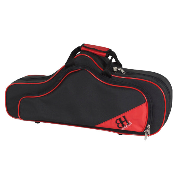 Estuche Saxo Alto HB113 Forma Ortola Negro Vivo Rojo