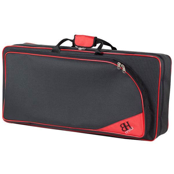 Estuche Saxo Alto + Soprano HB126 Ortola Negro Vivo Rojo