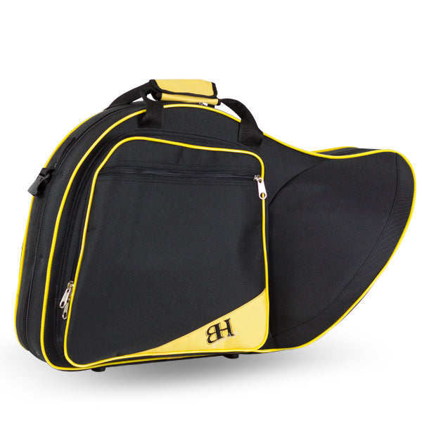 Estuche Trompa Fija HB177 Ortola Negro Vivo Amarillo