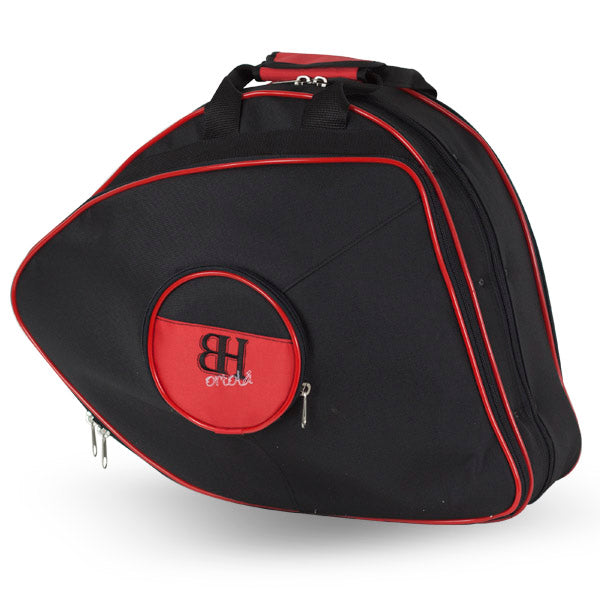 Estuche Trompa Desmontable HB176 Ortola Negro Vivo Rojo