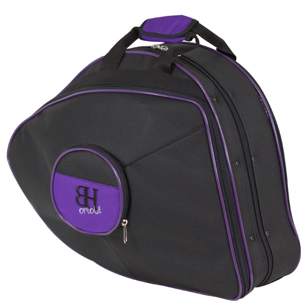 Estuche Trompa Desmontable HB176 Ortola Negro Vivo Morado