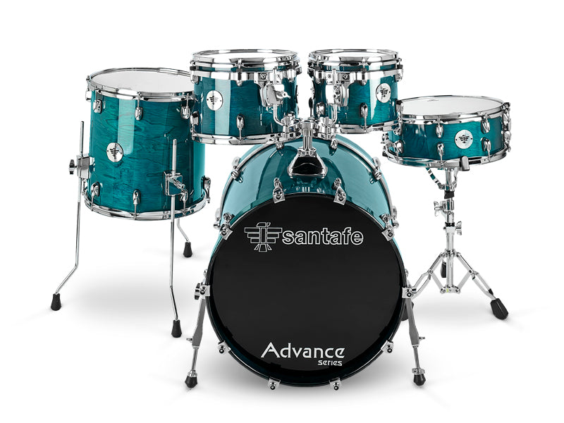 Set Bateria Santafe 20-14-12-10-14" Advance Azul SN0300