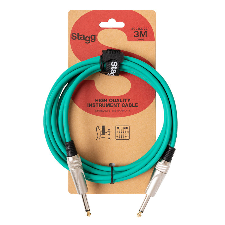 Cable Audio Stagg Jack 3m S-Series SGC3DL CGR