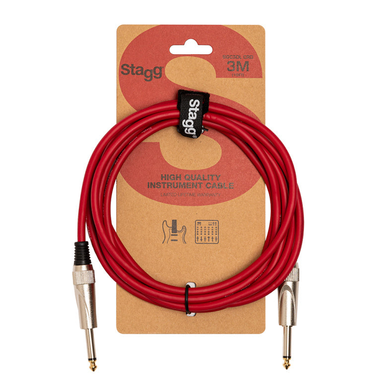 Cable Audio Stagg Jack 3m S-Series SGC3DL CRD