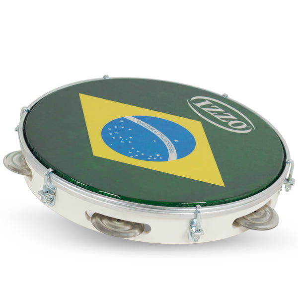 Pandeiro ABS P/Brasil Izzo 10" Blanco Ref. IZ3438