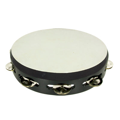 Pandereta Sencilla 25 Cm C/Parche Negra STF Classic Negro Ref. STF5070