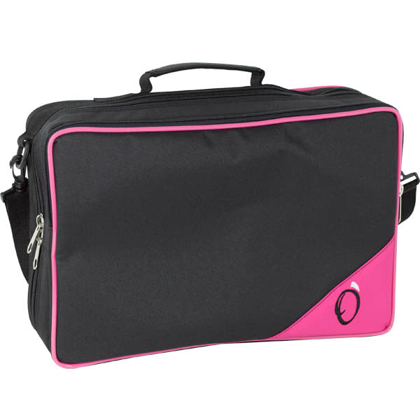 Funda para Estuche Clarinete Ortola Ref. 99 Mochila Negro Vivo Fucsia