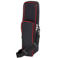 Funda Flauta Travesera Pata de Si + Piccolo Ortola Ref. 203 Negro Vivo Rojo