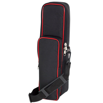 Funda Flauta Travesera Pata de Si + Piccolo Ortola Ref. 203 Negro Vivo Rojo