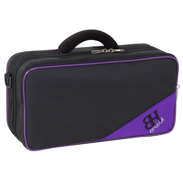 Estuche Clarinete Mib Requinto Ortola Ref. HB198 Mochila Negro Vivo Morado