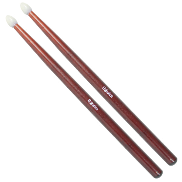 Baqueta Tambor Bola Nylon Duro Par Gonalca Nogal Oscuro Ref. 02081
