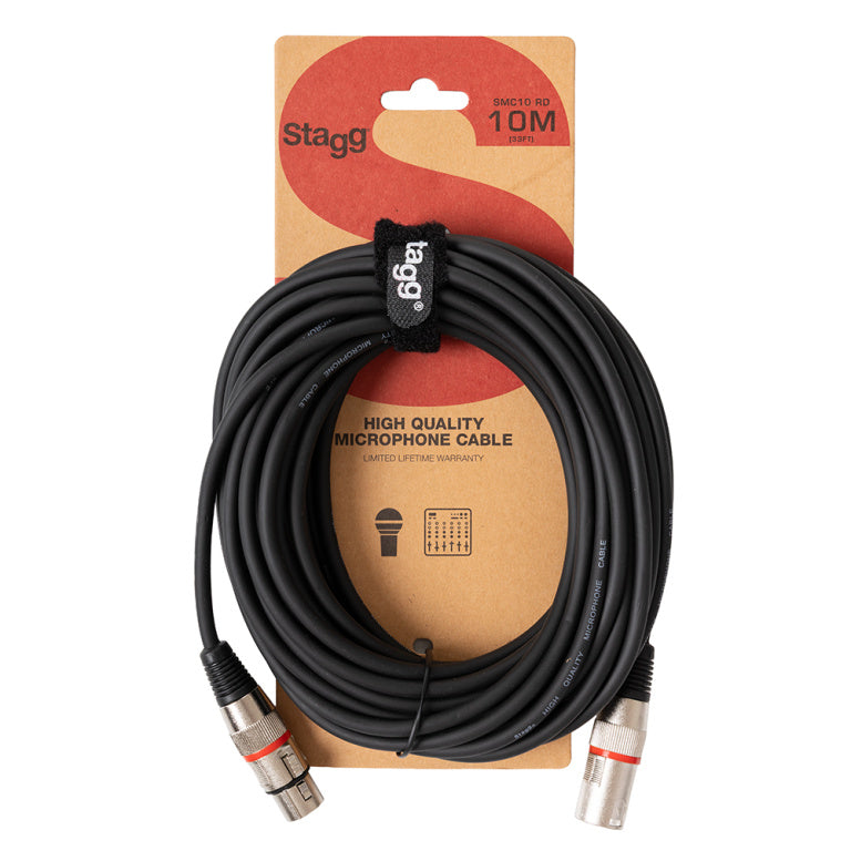 Cable Audio Stagg XLR 10m S-Series SMC10 RD