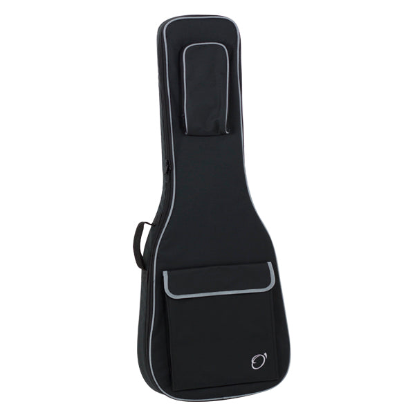 Funda Guitarra Electrica 20mm PE Ortola Ref. 47 Mochila sin Logo Negro/gris