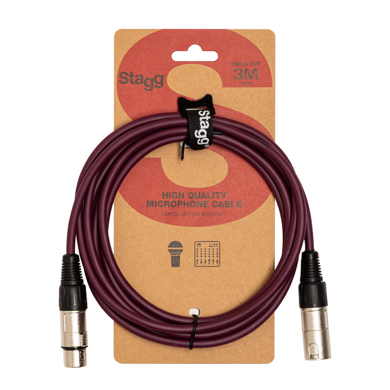 Cable Audio Stagg XLR 3m S-Series SMC3 CPP