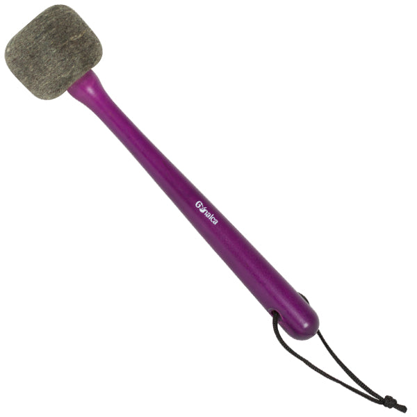 Maza Bombo Timbal Fieltro Mango Correa Gonalca Morado Claro Ref. 02642