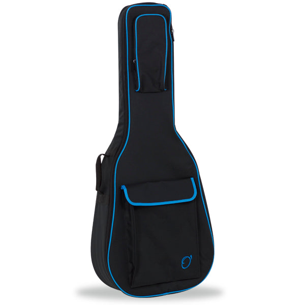 Funda Guitarra Cadete 3/4 Ortola Ref. 47 Mochila sin Logo Negro Turquesa