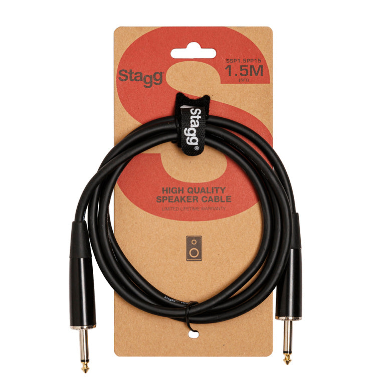 Cable Instrumento Stagg Jack 1.5m S-Series SSP1,5PP15