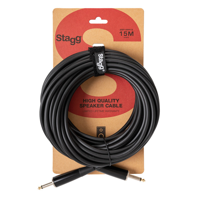 Cable Instrumento Stagg Jack 15m S-Series SSP15PP15