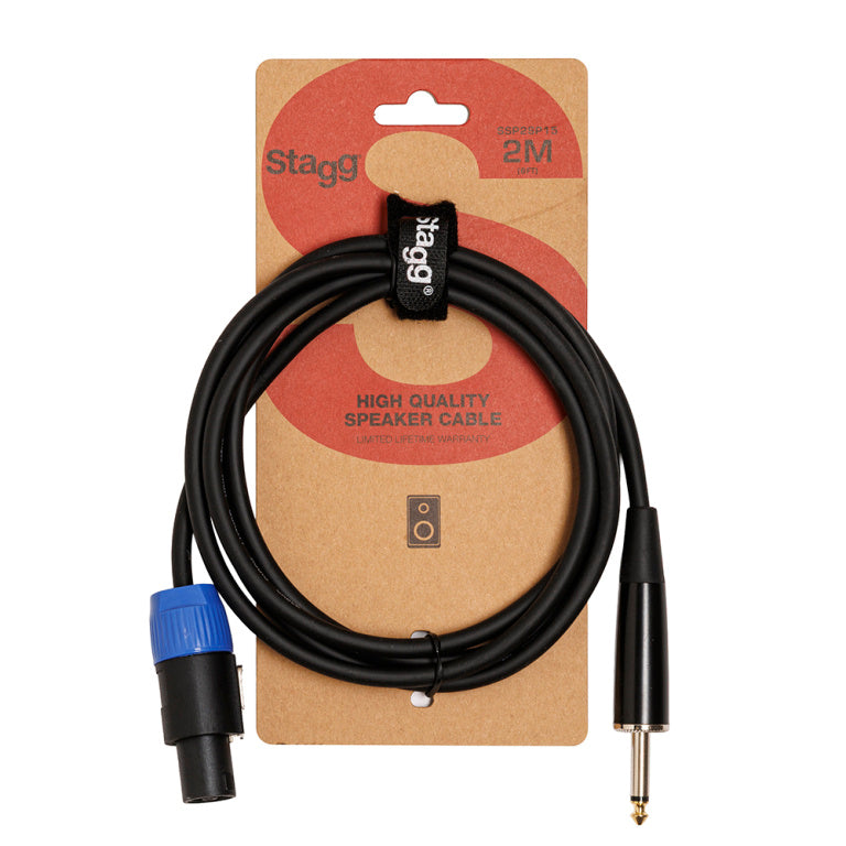 Cable Altavoz Stagg Jack 2m S-Series SSP2SP15